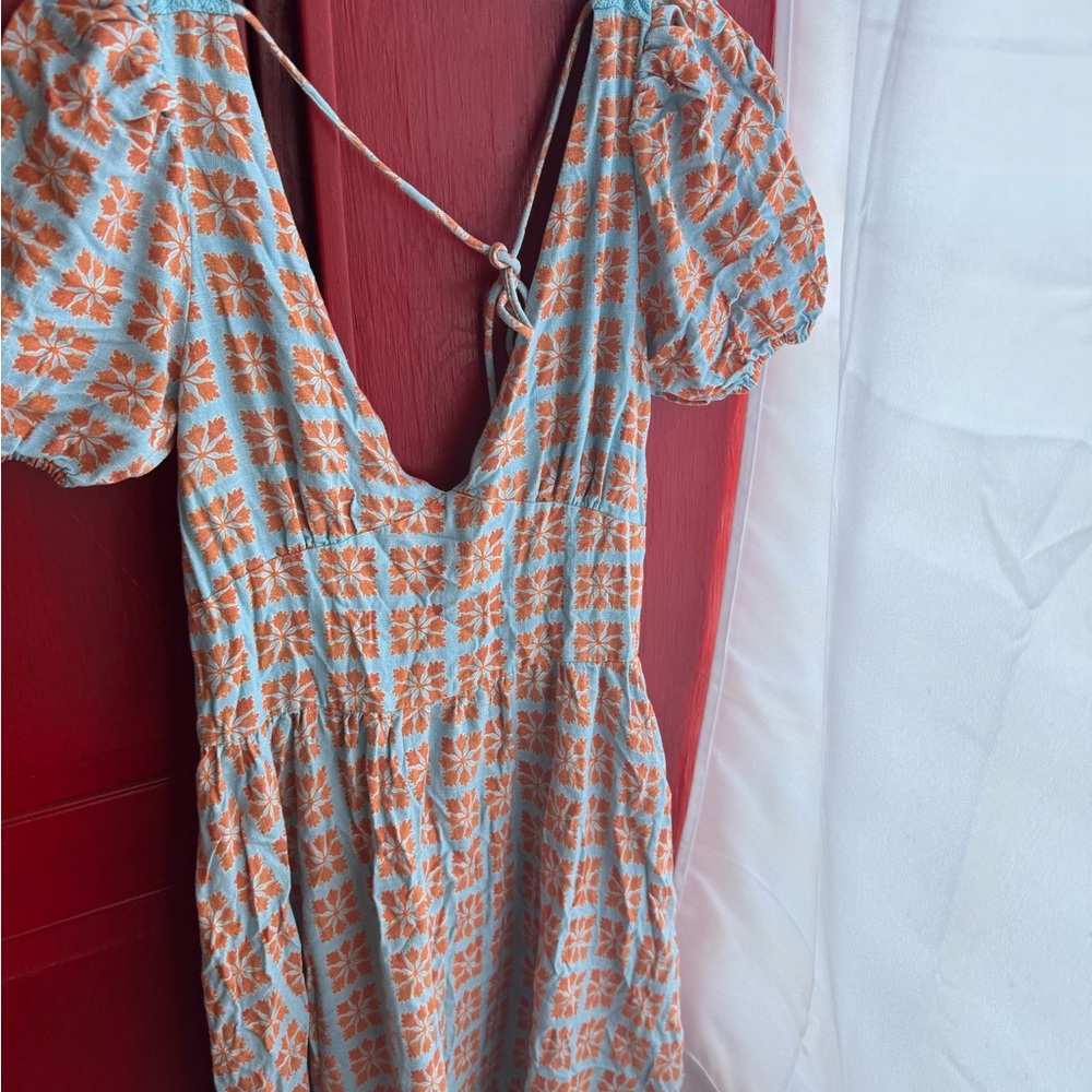 VRG GIRL Paradiso Maxi Dress Bañares Print Size 10 - Picture 5 of 5